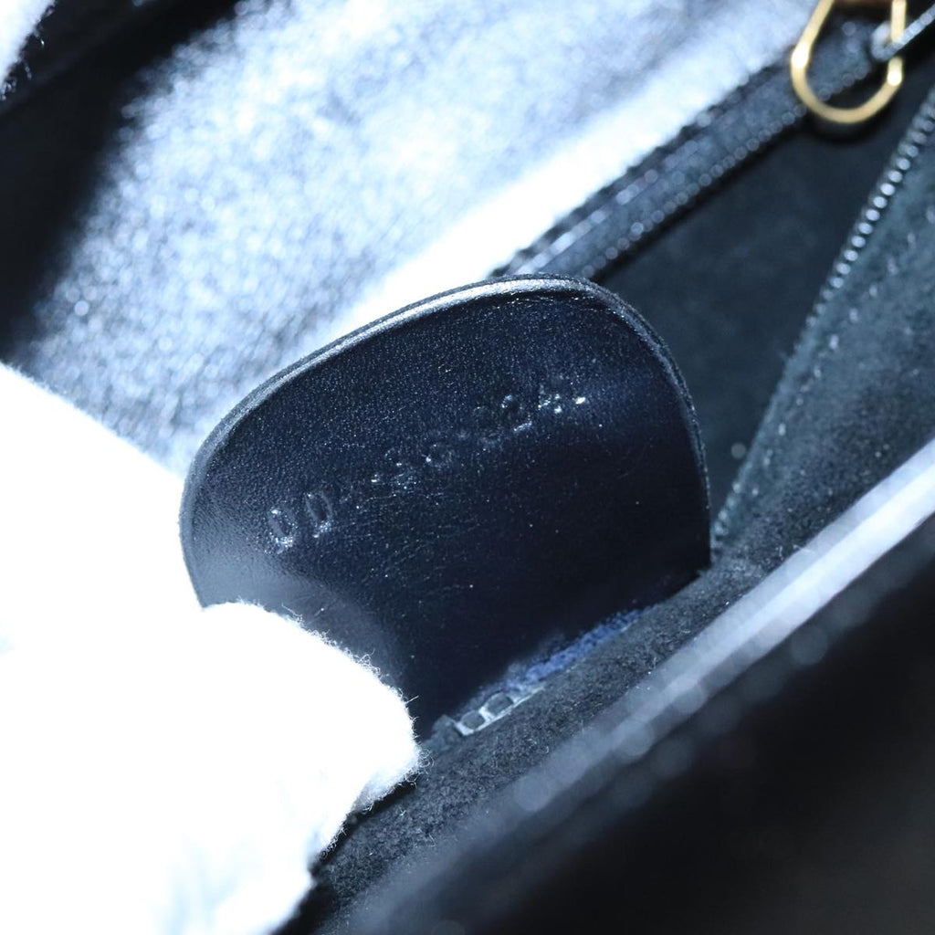 GUCCI Shoulder Bag Leather Black Gold 004 33 0241 fm4114