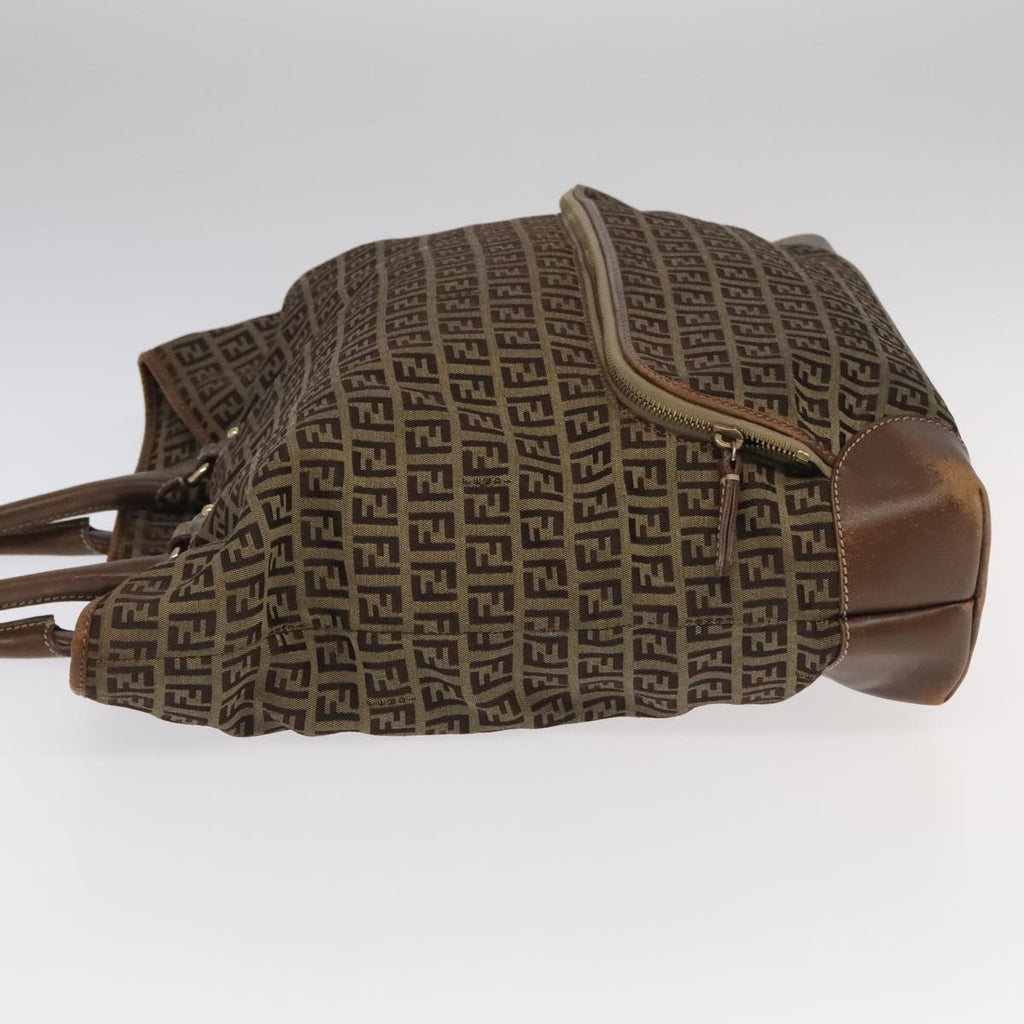 FENDI Zucchino Canvas Hand Bag Beige fm4127