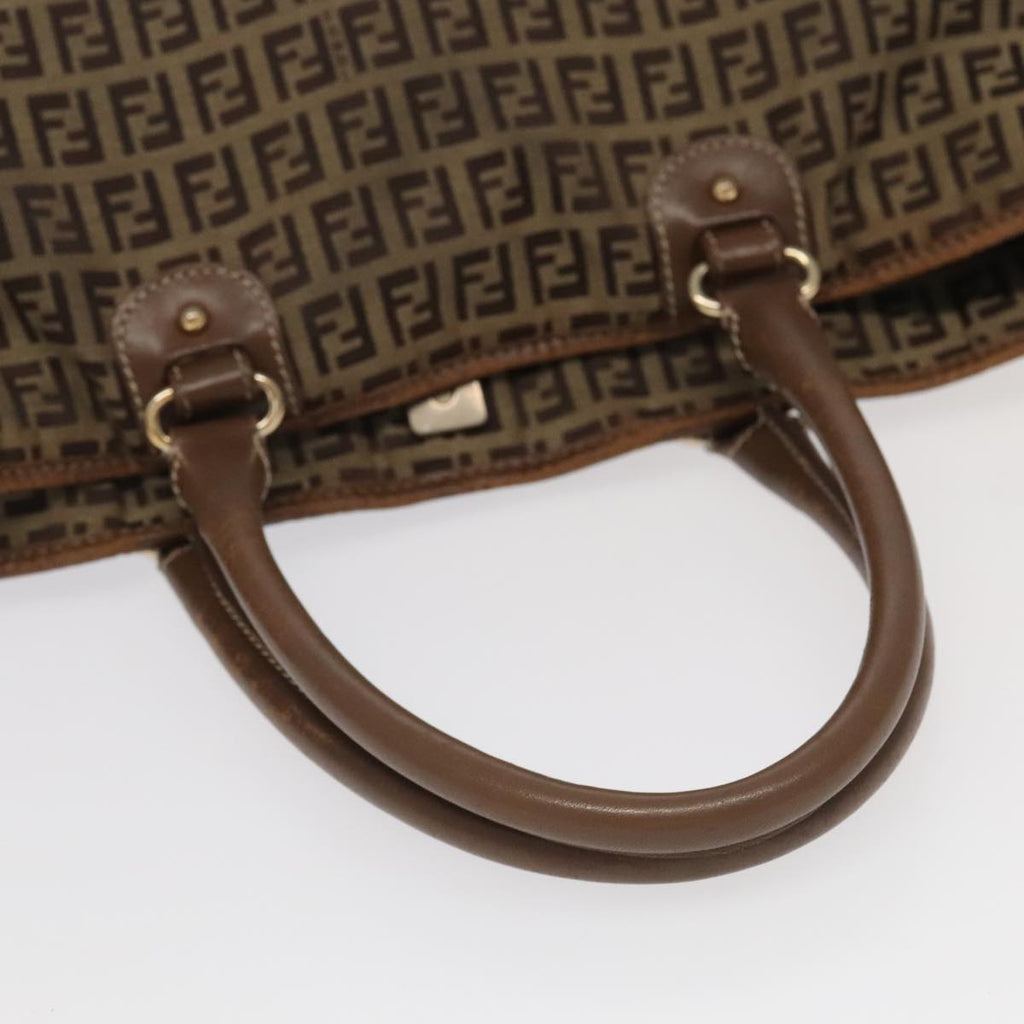 FENDI Zucchino Canvas Hand Bag Beige fm4127