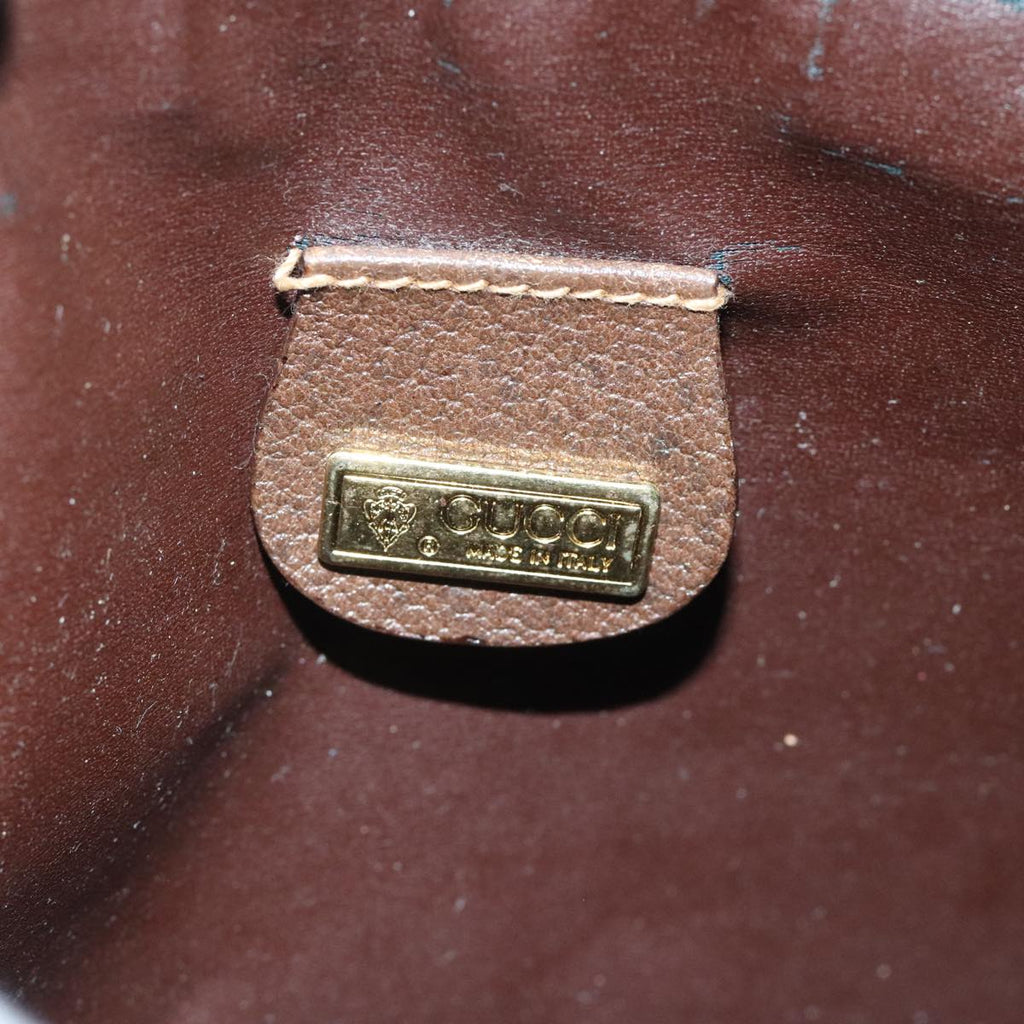 GUCCI GG Supreme Clutch Bag PVC Beige fm4139