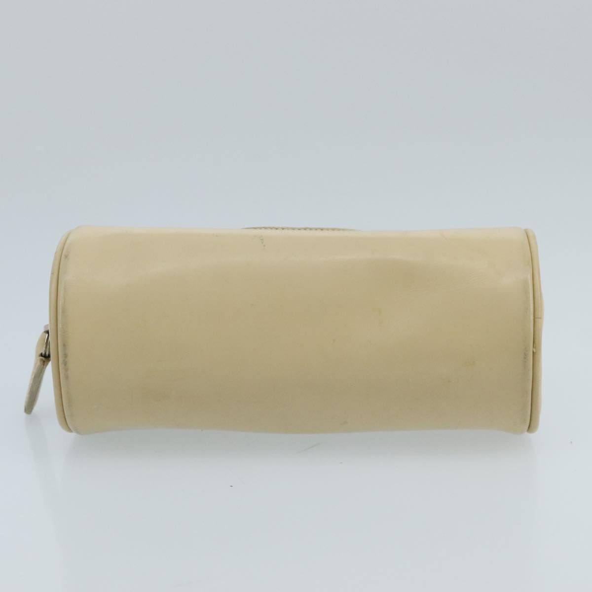 GUCCI Pouch Patent leather Beige fm4142