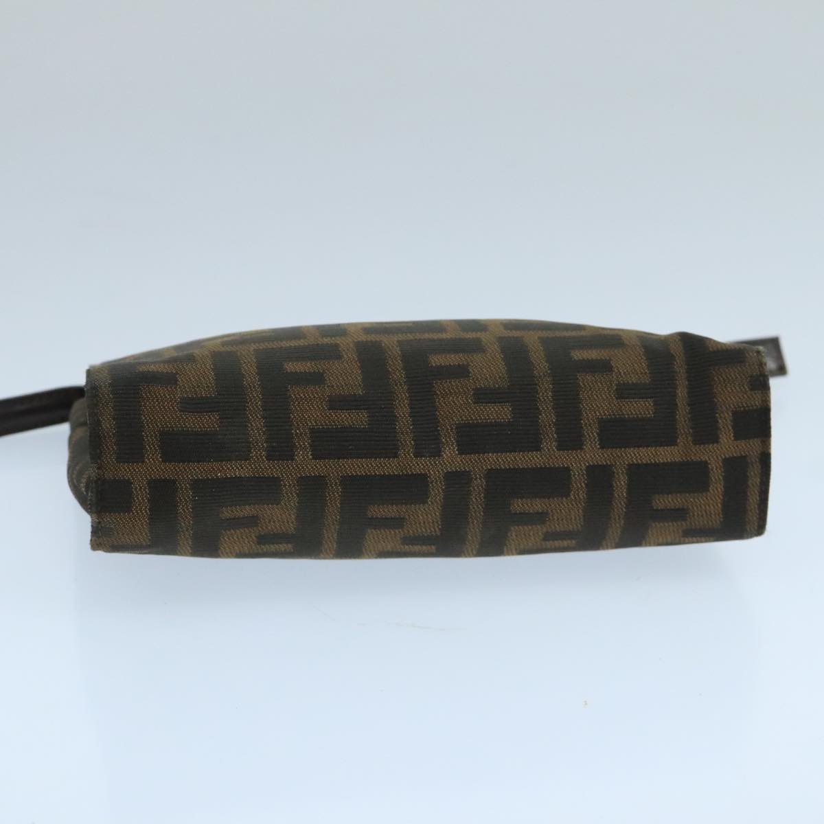 FENDI Zucca Canvas Pouch Brown Black fm4181