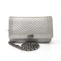 Chanel Caviar Chevron Woc Mini Cross Bag A80287 (10154313)