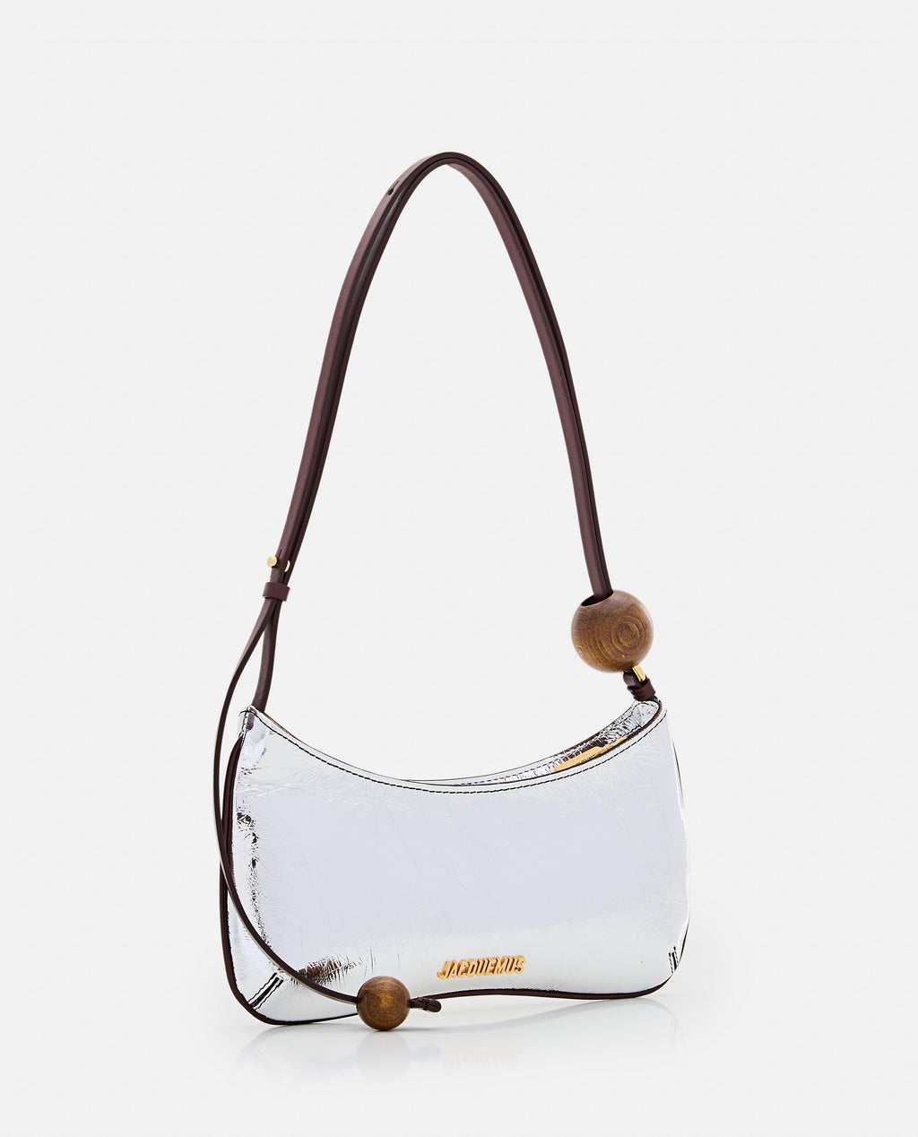 Jacquemus Women Le Bisou Perle Leather Shoulder Bag