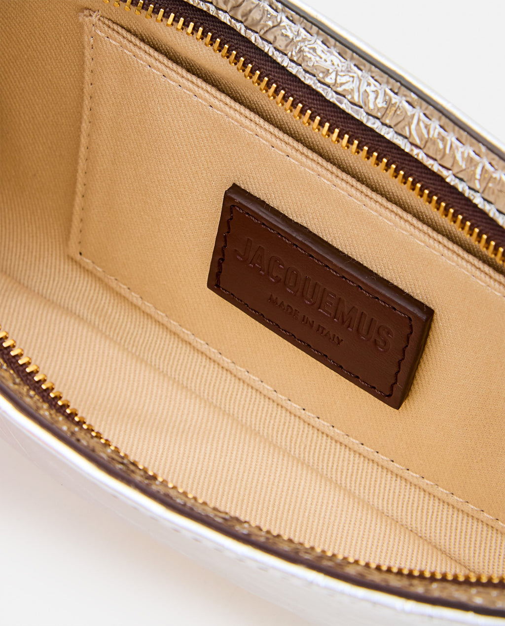 Jacquemus Women Le Bisou Perle Leather Shoulder Bag