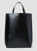 Ganni Women Banner Medium Tote Bag