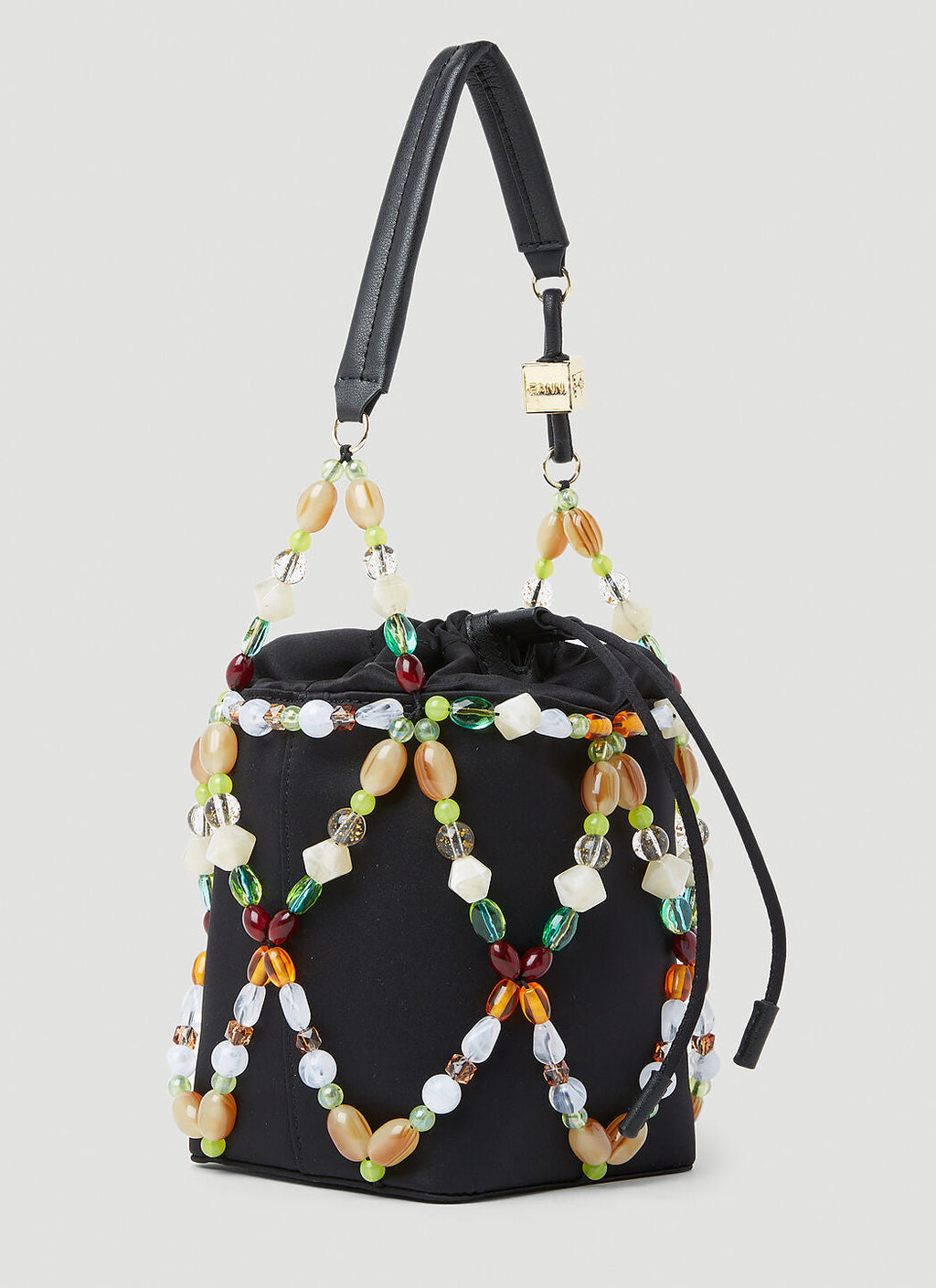 Ganni Women Bucket Beads Handbag