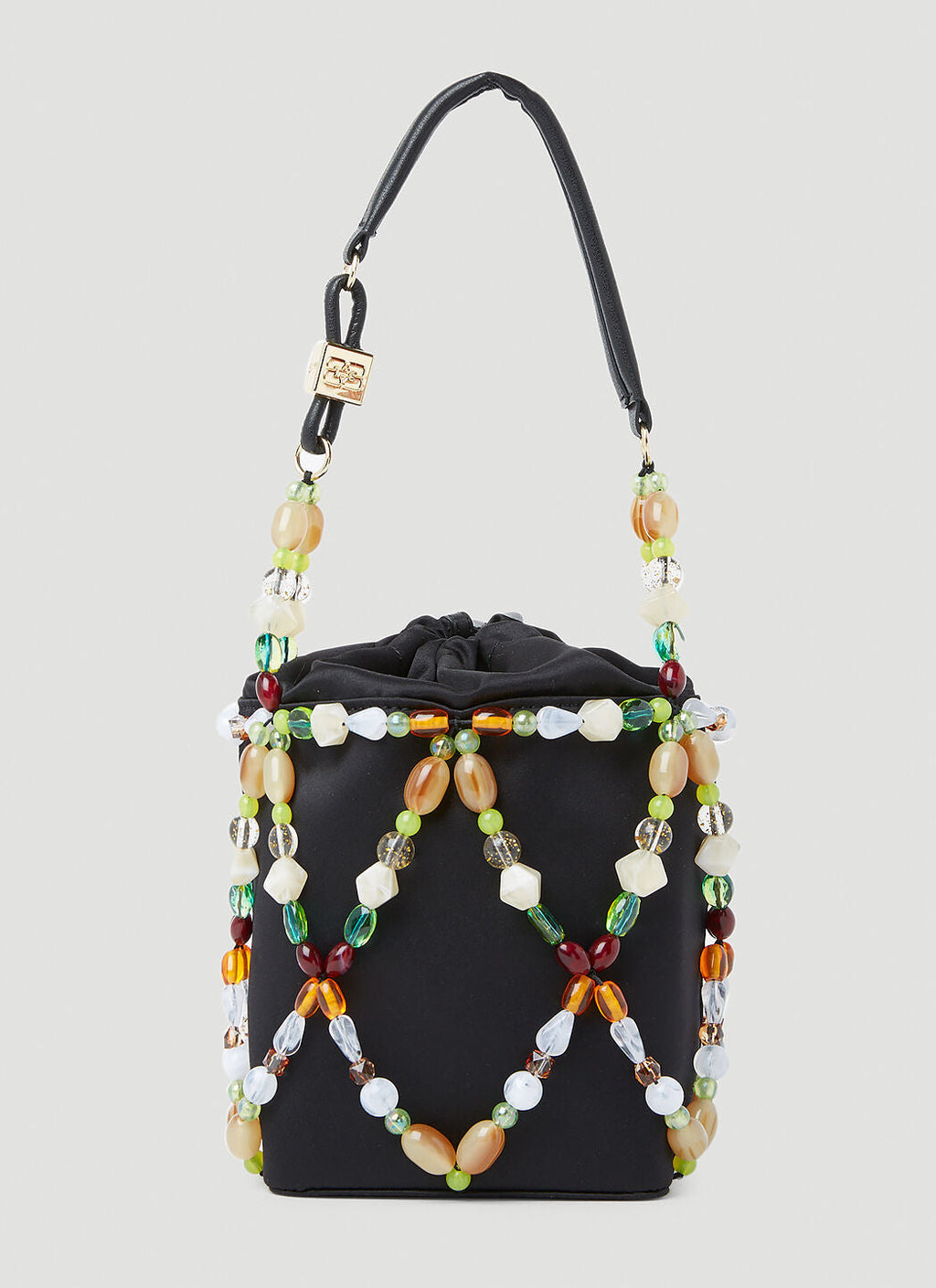 Ganni Women Bucket Beads Handbag