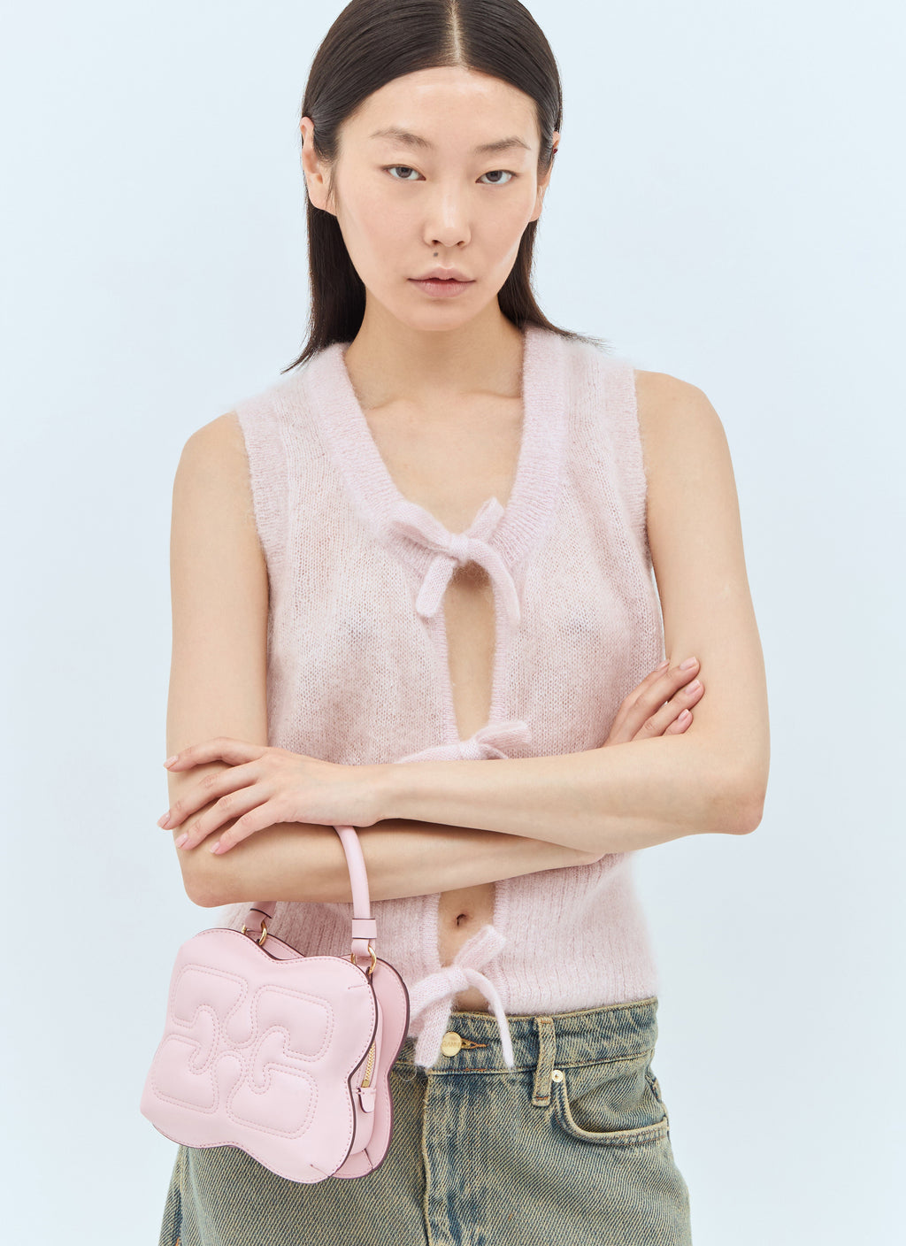 Ganni Women Small Butterfly Handbag