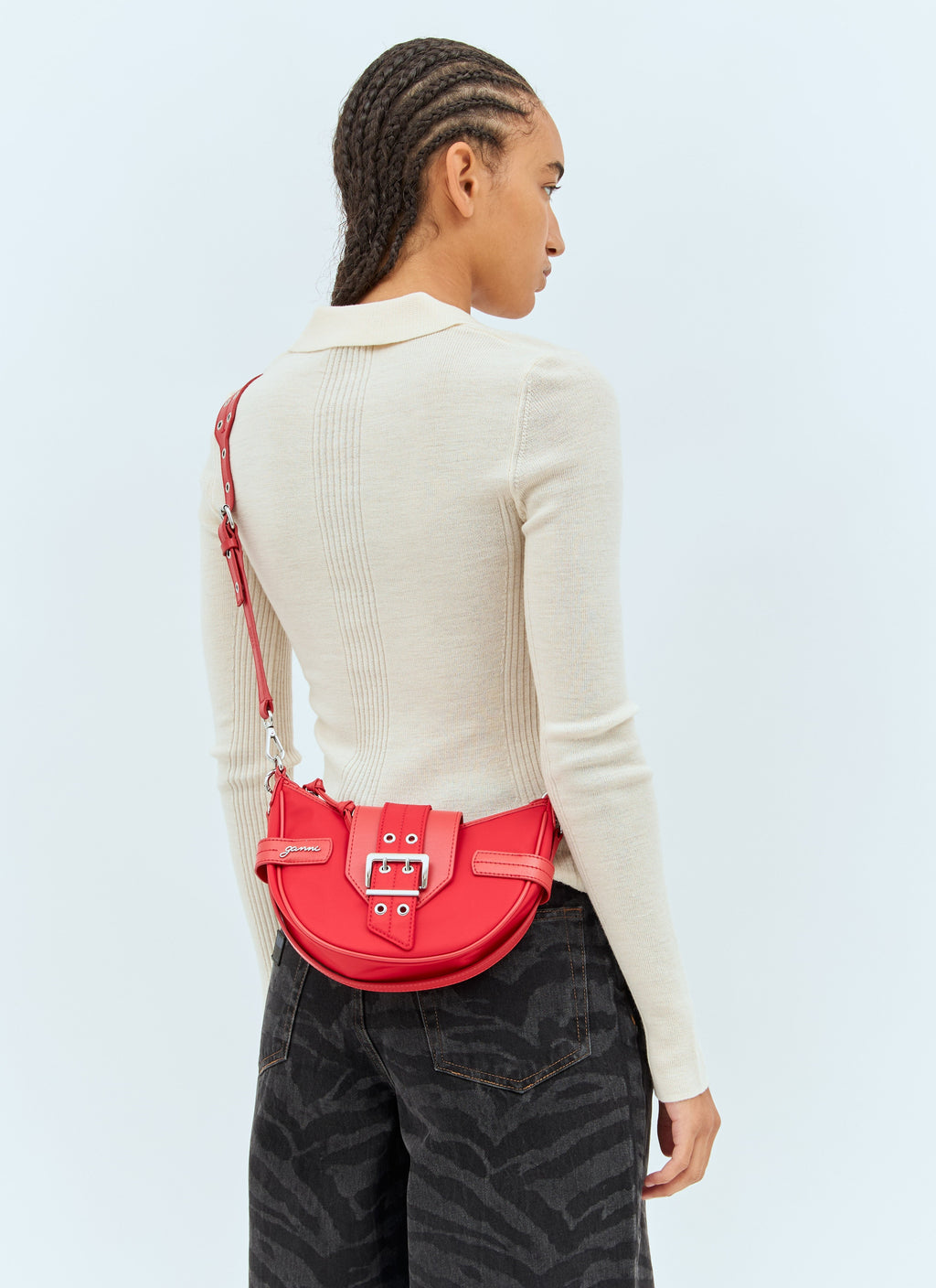 Ganni Women Small Bucky Crossbody Bag
