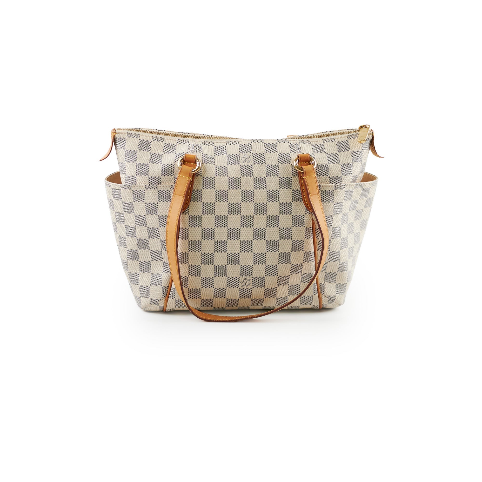 Louis Vuitton Totally MM Damier Azur Shoulder Bag
