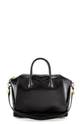 Medium Antigona Black in Glossy Leather
