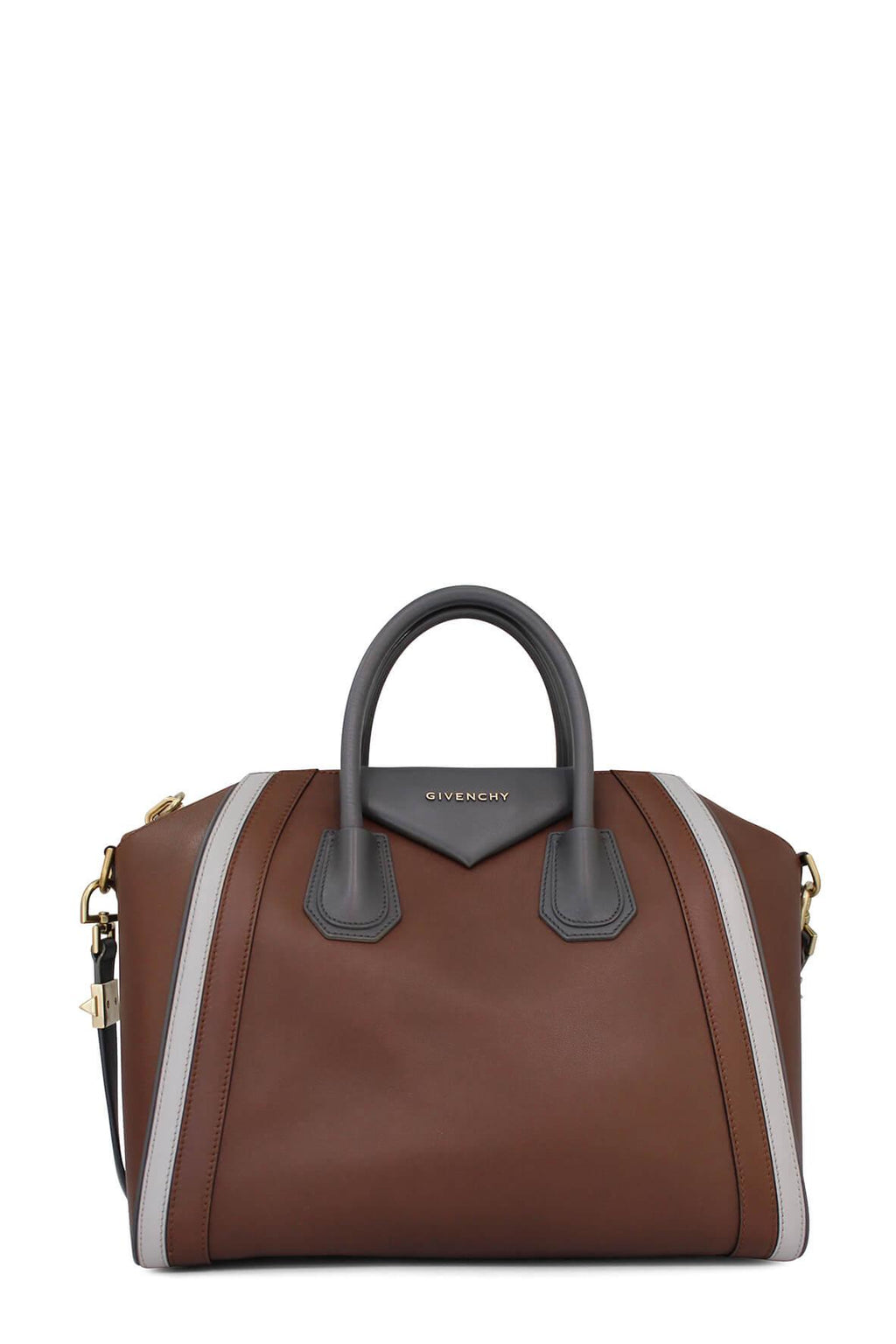 Medium Antigona Tricolor Brown