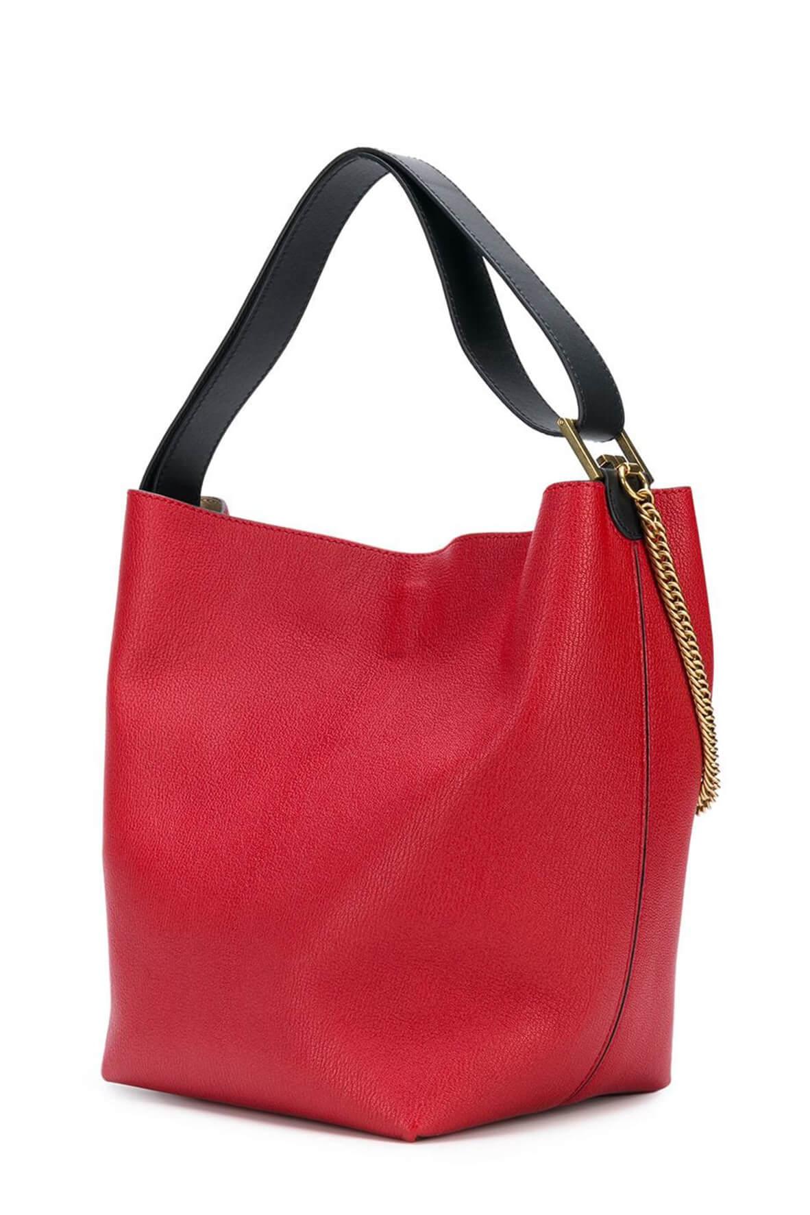 Medium GV Bucket Bag Bright Red