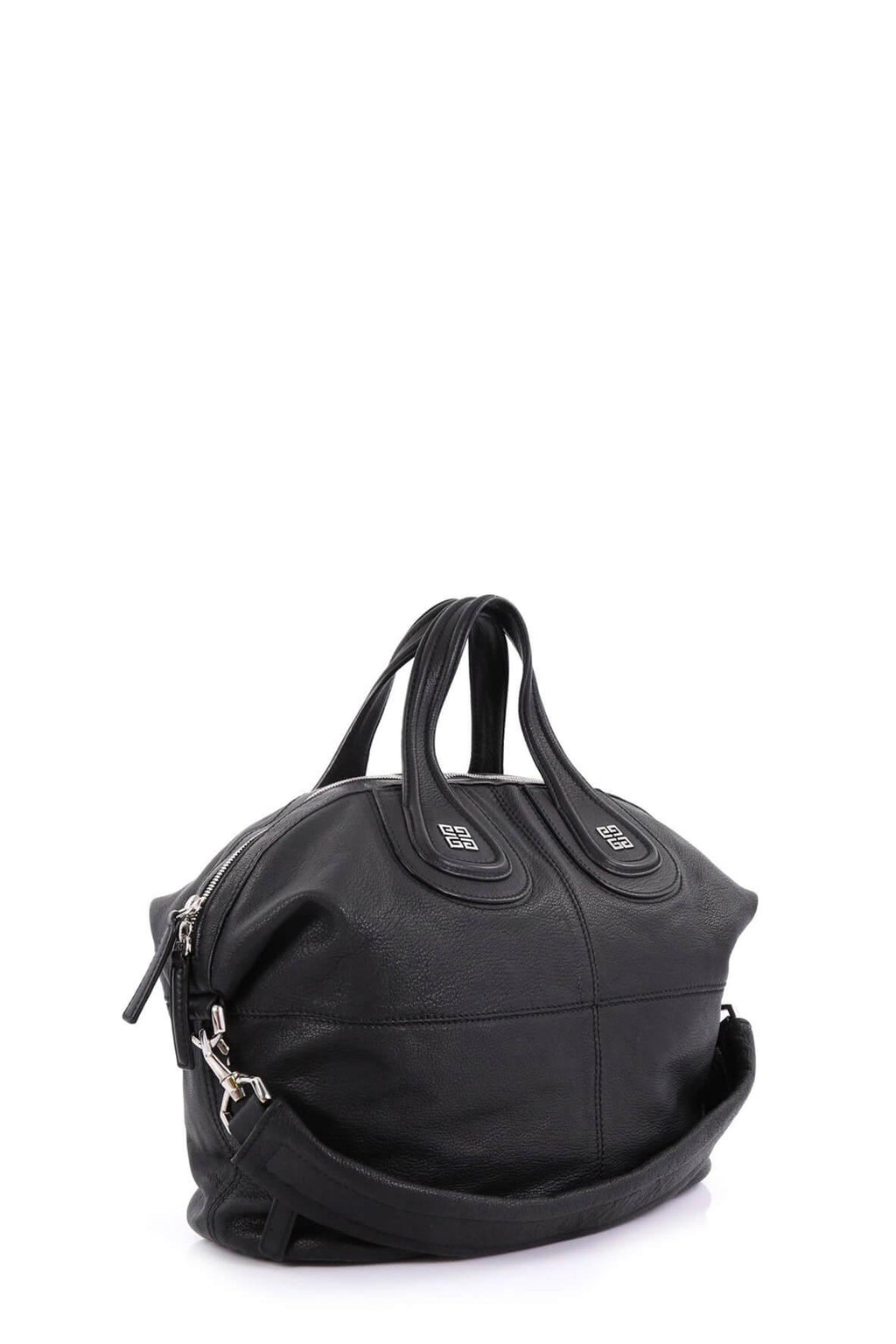 Medium Nightingale Black with Silver Hardware