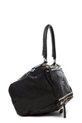 Medium Pandora with Stud Embellishment Black