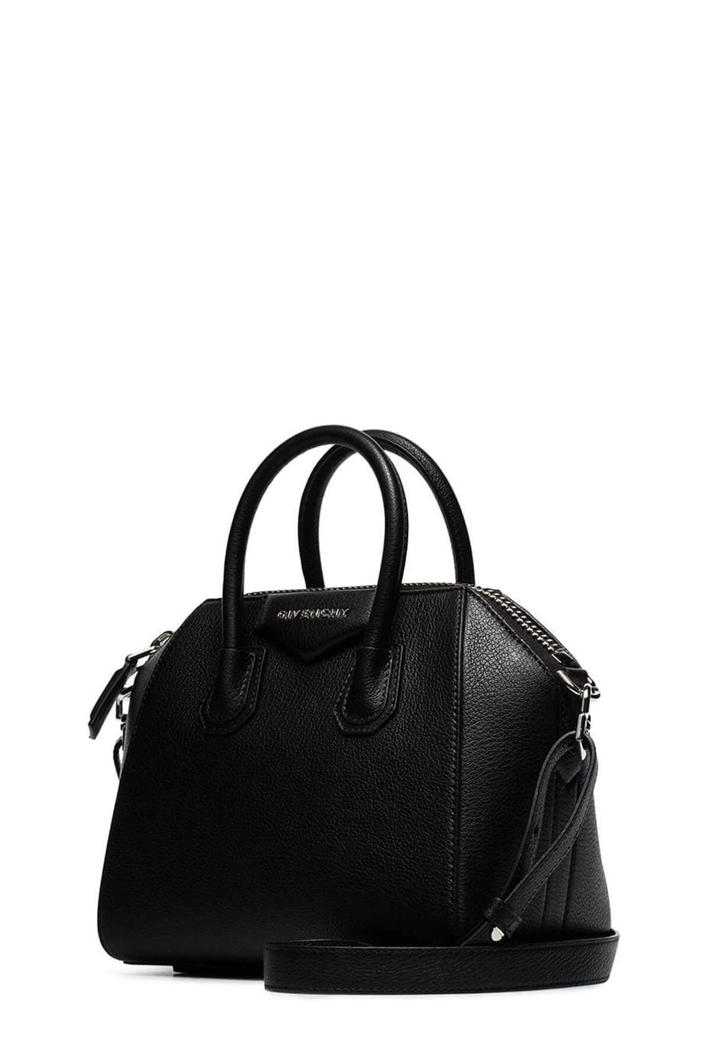 Mini Antigona Black with Detachable Strap