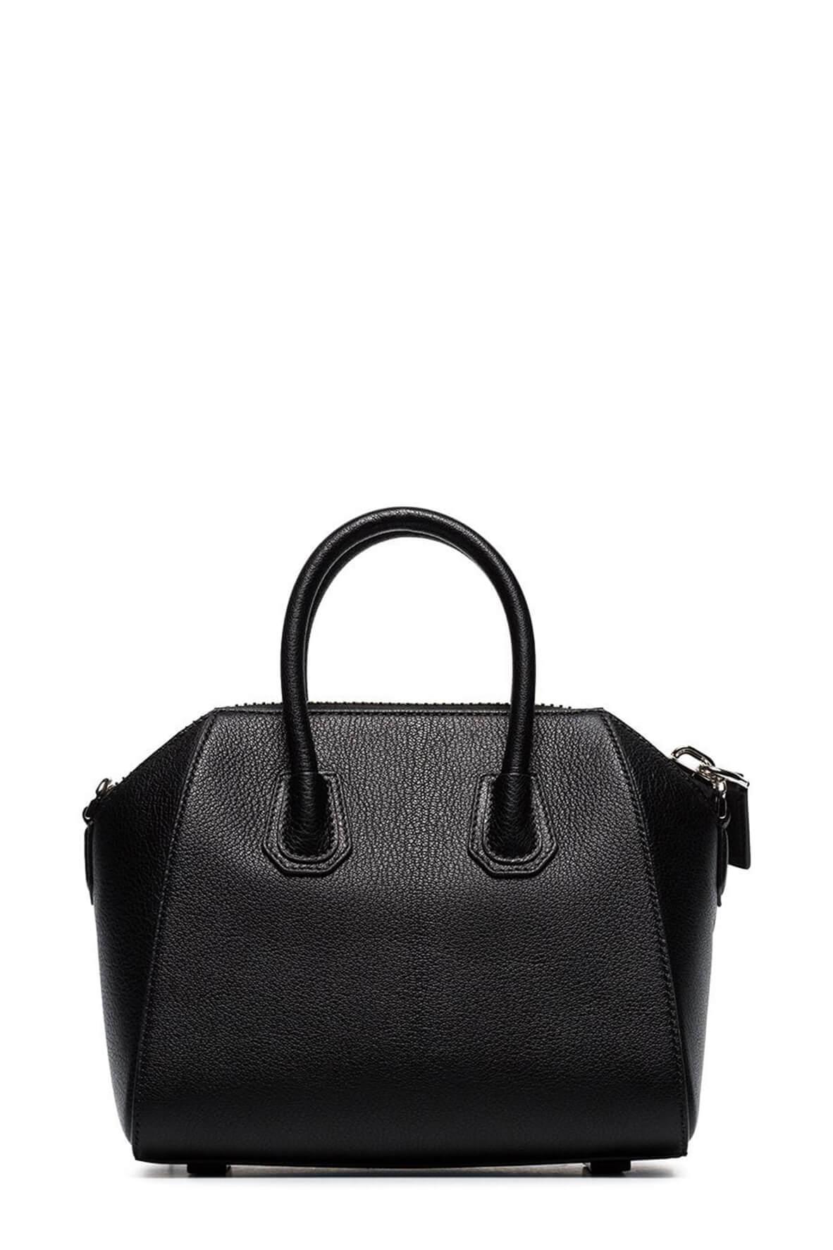 Mini Antigona Black with Detachable Strap