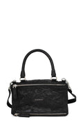 Medium Pandora Bag Crinkle Black with Silver Hardware