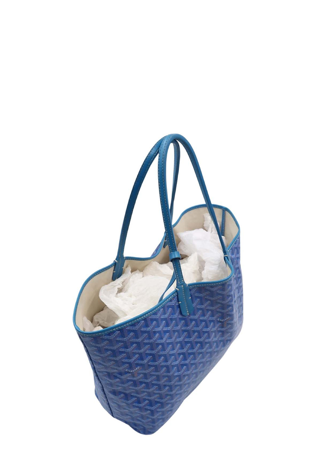 Chevron Saint Louis PM Tote Blue