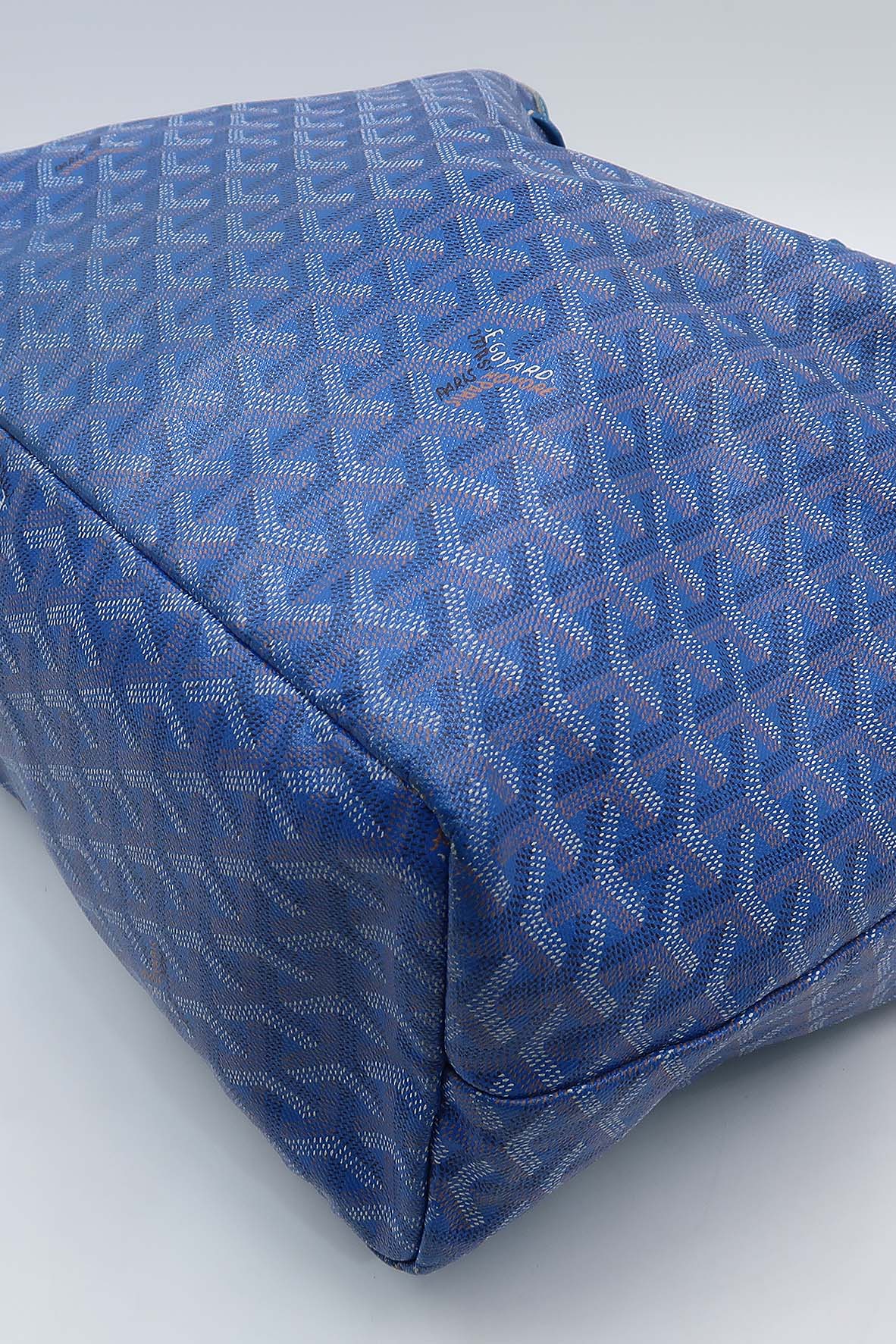 Chevron Saint Louis PM Tote Blue