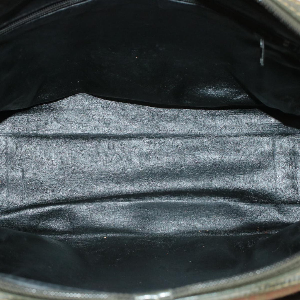 FENDI Zucchino Canvas Hand Bag Brown am060g
