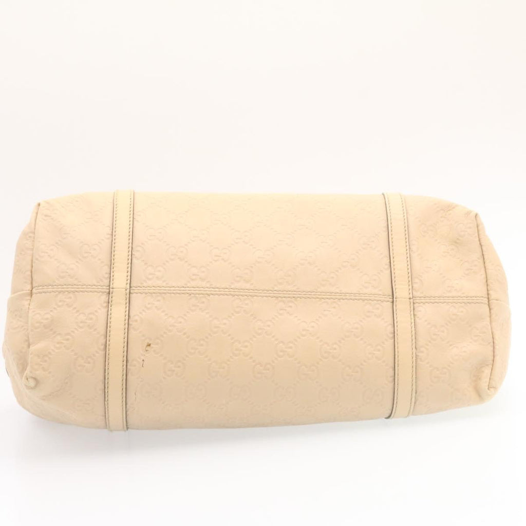 GUCCI Gucci Shima Tote Bag Leather Beige am1040g