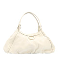 GUCCI Leather Tote Bag White am1090g
