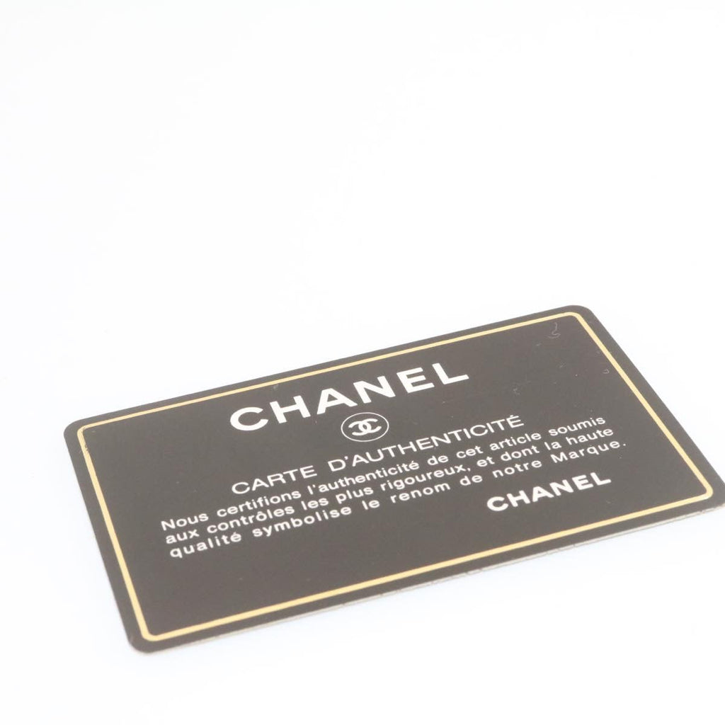 CHANEL Lamb Skin Matelasse Chain Shoulder Bag Black CC am1201gA