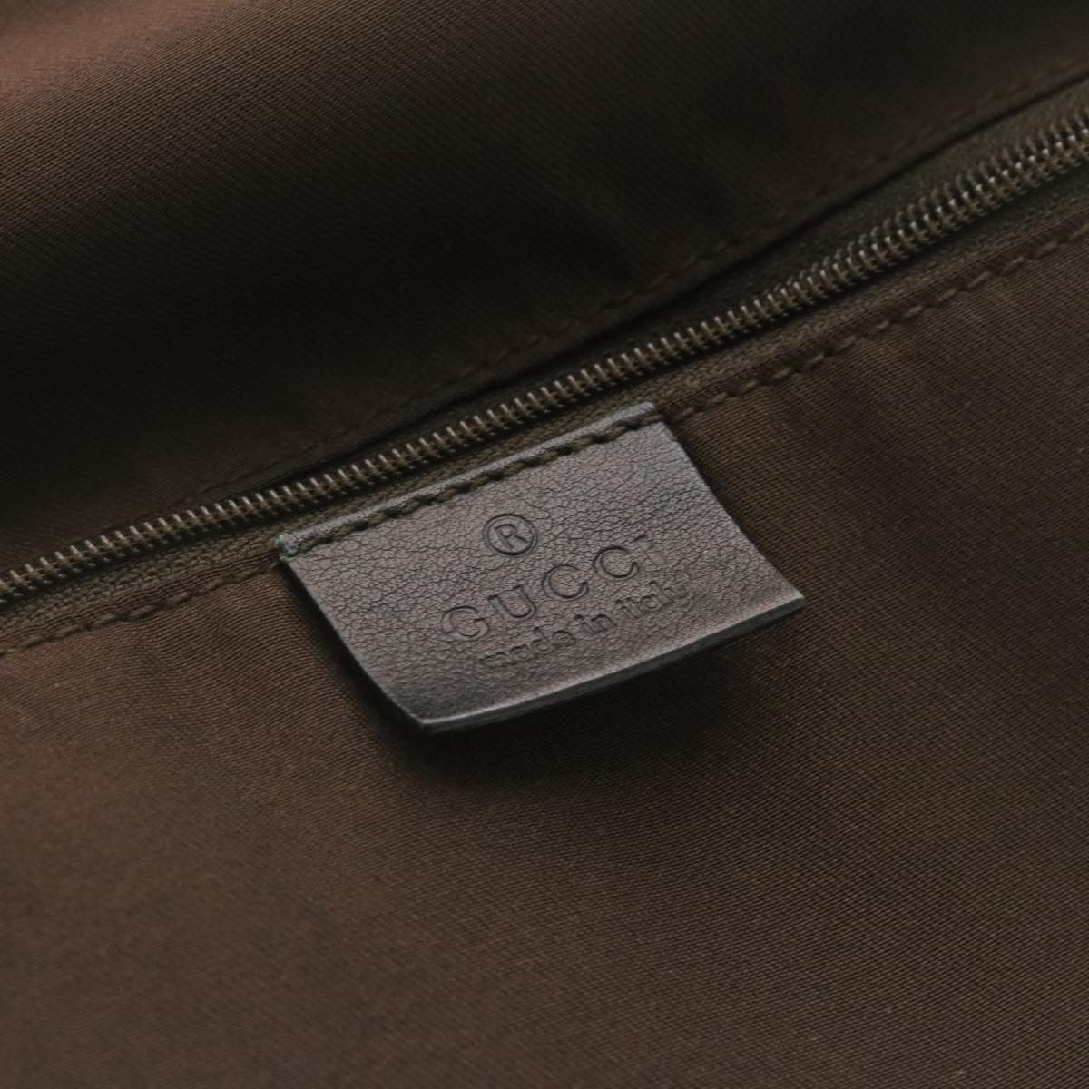 GUCCI GG Canvas Tote Bag 2way Beige Black am1226g