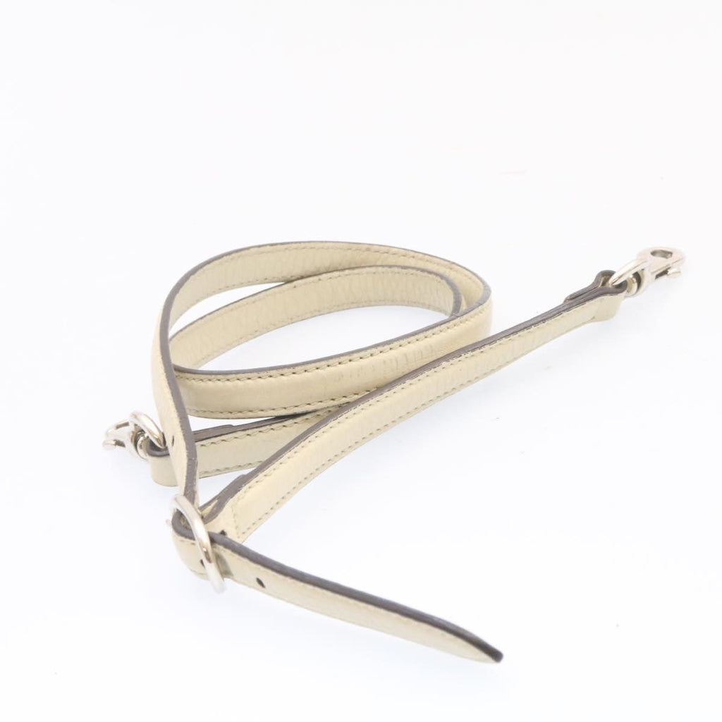 GUCCI Bamboo Turn Lock 2Way Hand Bag White am1235g