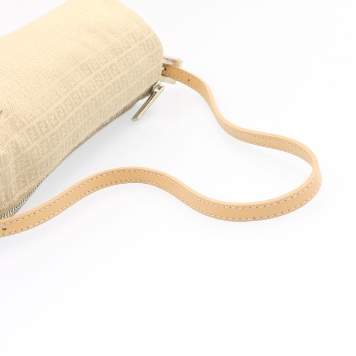 FENDI Micro Zucca Canvas Accessory Pouch Beige am1285g