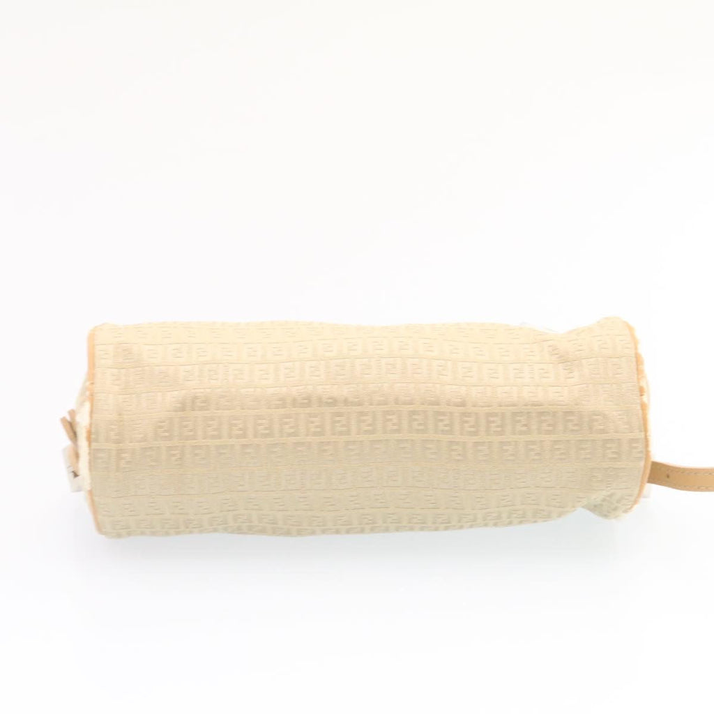 FENDI Micro Zucca Canvas Accessory Pouch Beige am1285g