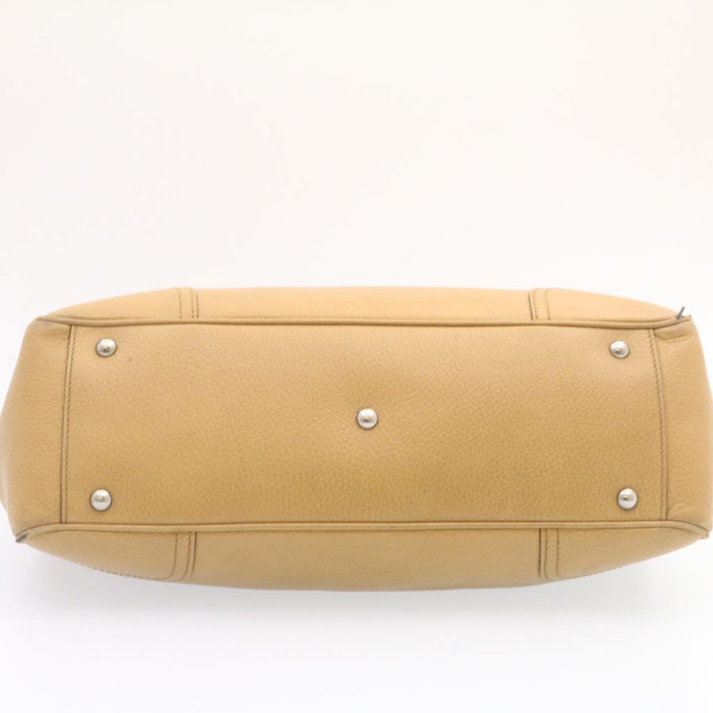 GUCCI Princy Line Tote Bag Leather Beige am1445g