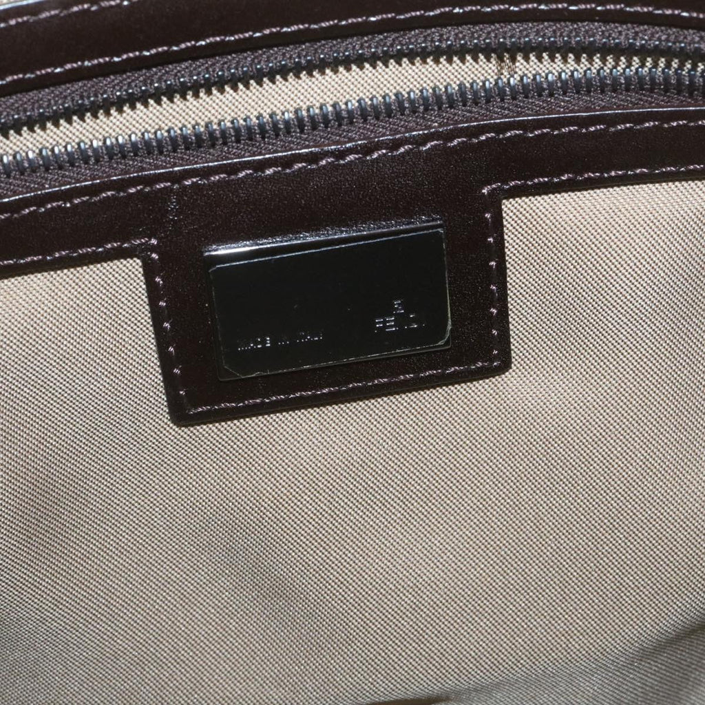 FENDI Mamma Baguette Shoulder Bag Suede Pink am1493g