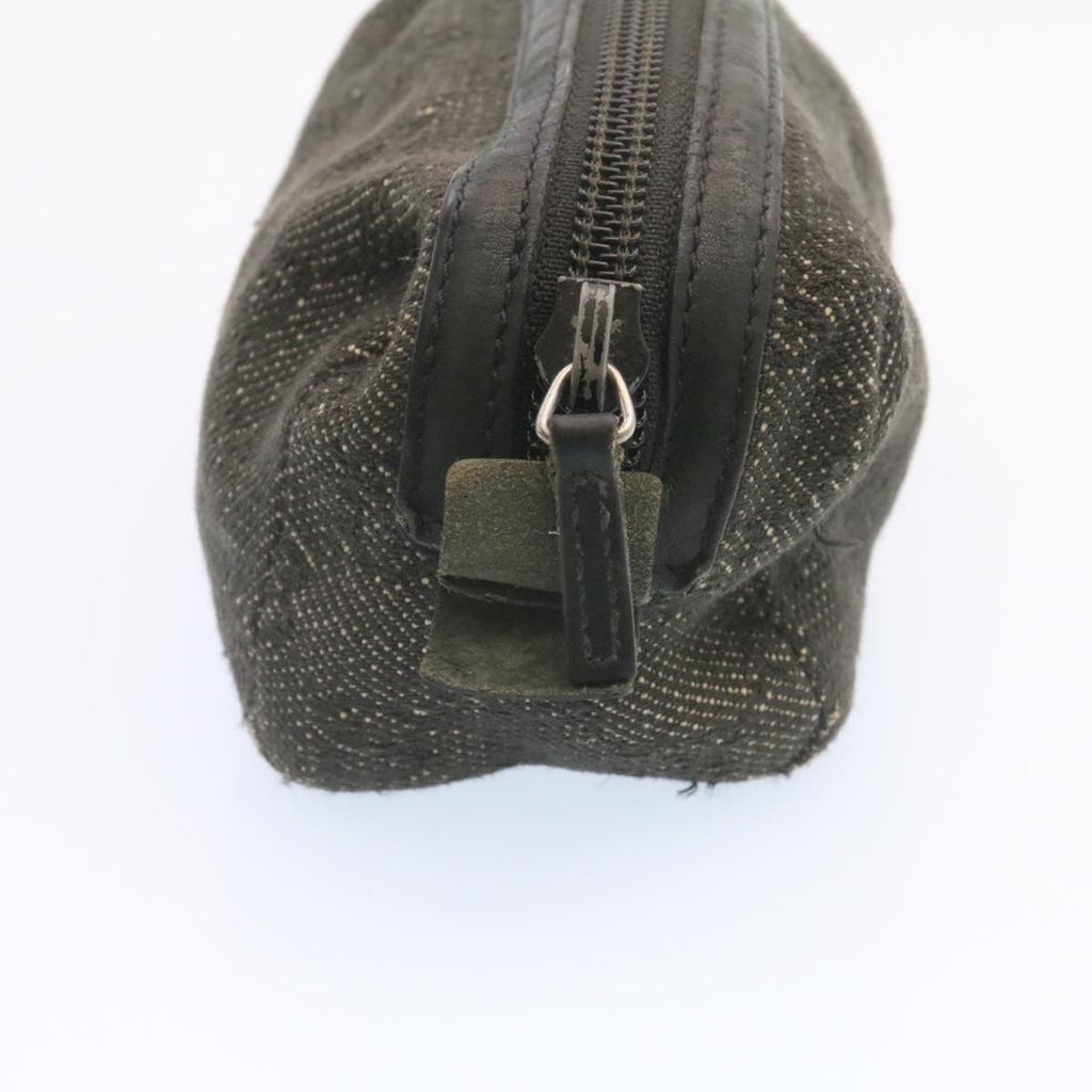 GUCCI GG Canvas Cosmetic Pouch Black am1504g