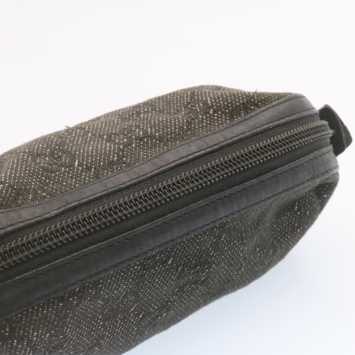GUCCI GG Canvas Cosmetic Pouch Black am1504g