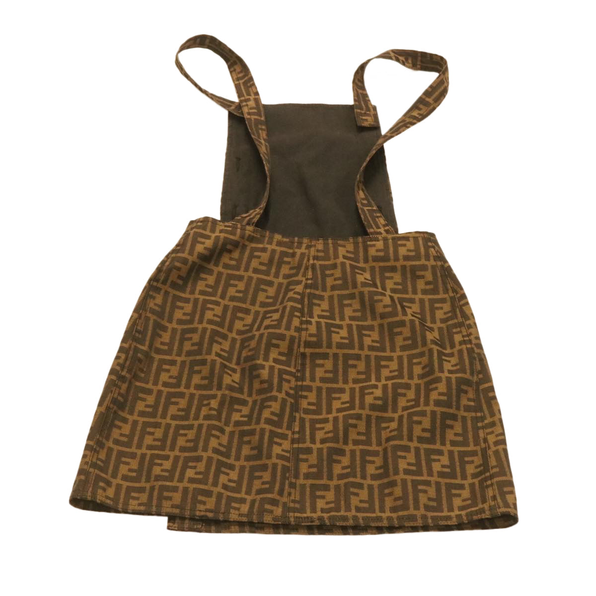 FENDI Zucca Canvas skirt Nylon Brown Black am1627g