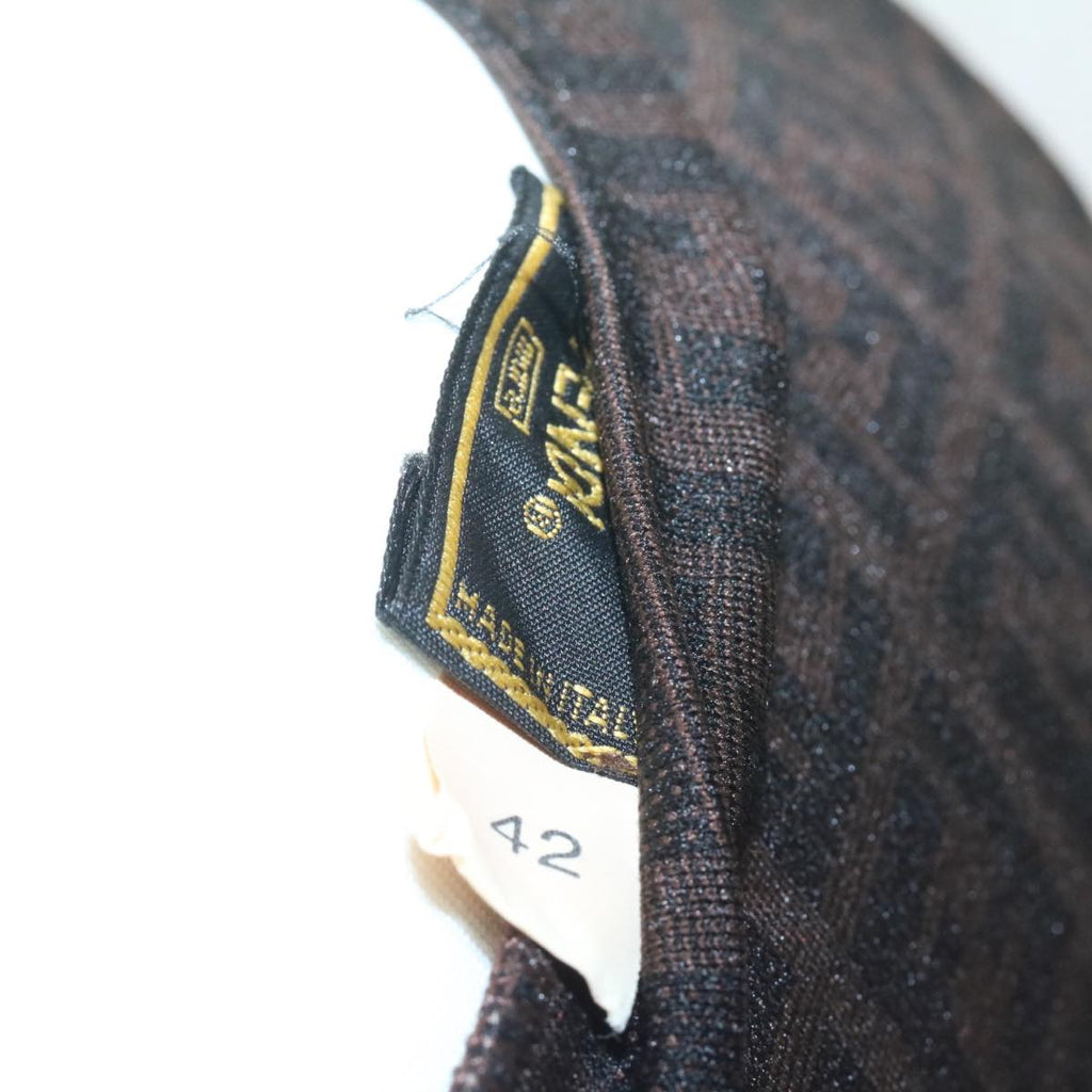 FENDI ZucchinoCanvas dress Dark Brown am1628g