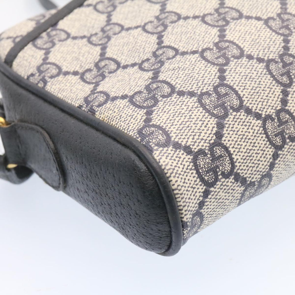 GUCCI Sherry Line GG Canvas Shoulder Bag Navy Red am1664g