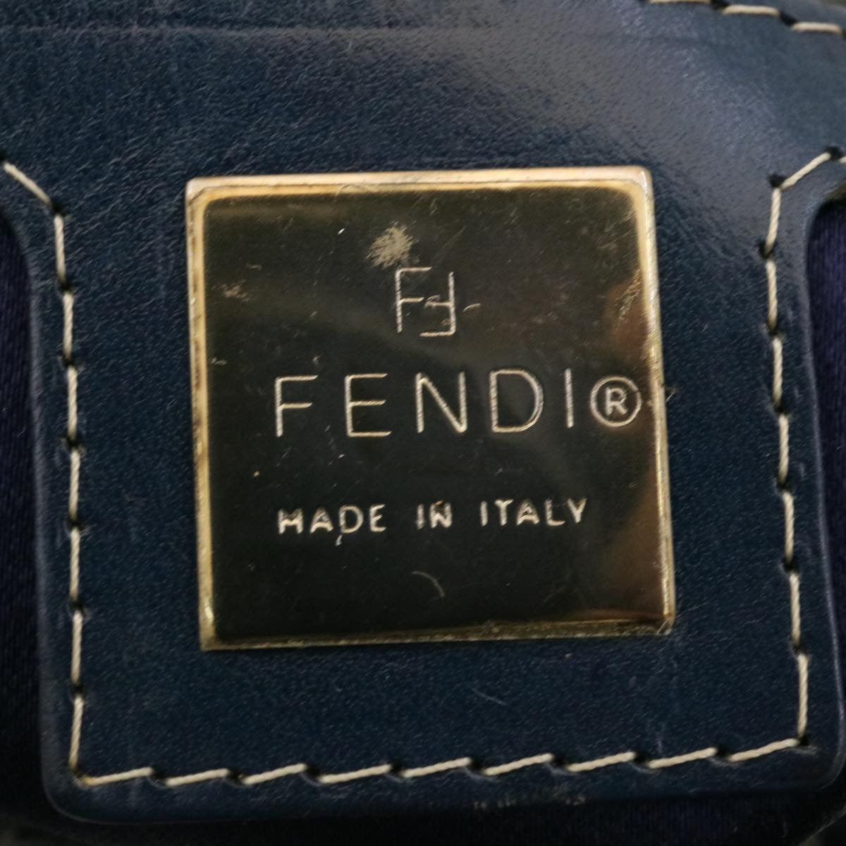 FENDI ZucchinoCanvas Shoulder Bag Brown am1690g