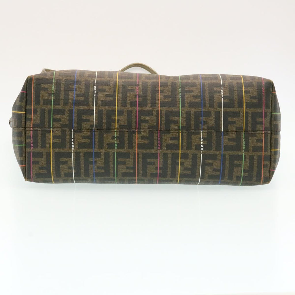 FENDI Zucca Canvas Tote Bag Brown am1693g