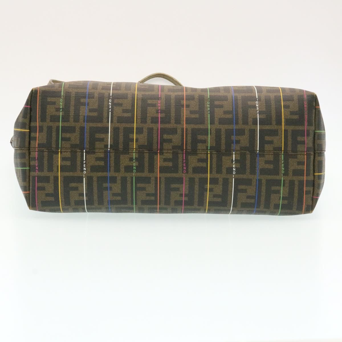 FENDI Zucca Canvas Tote Bag Brown am1693g