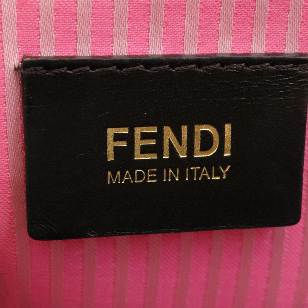 FENDI Zucca Canvas Tote Bag Brown am1693g