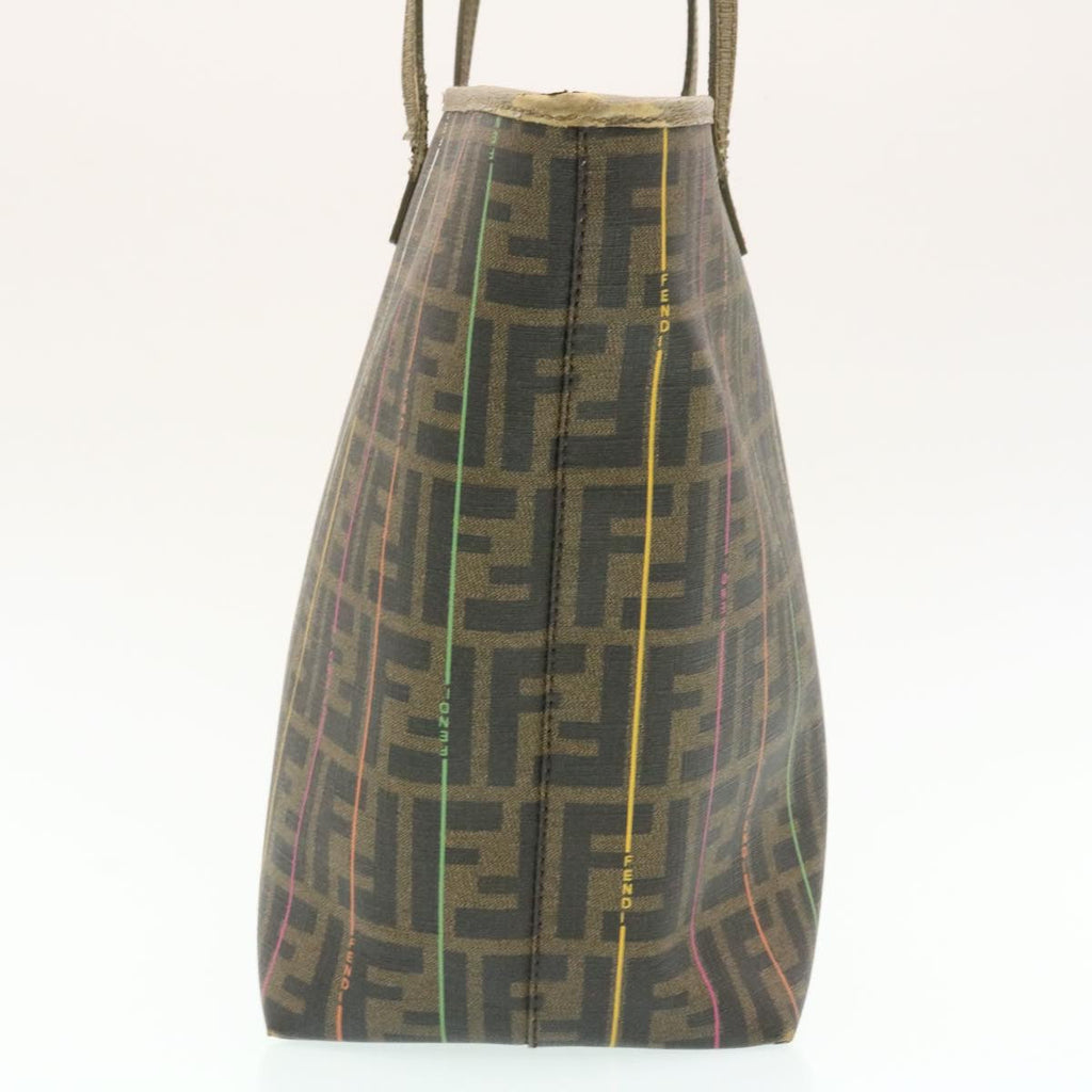 FENDI Zucca Canvas Tote Bag Brown am1693g