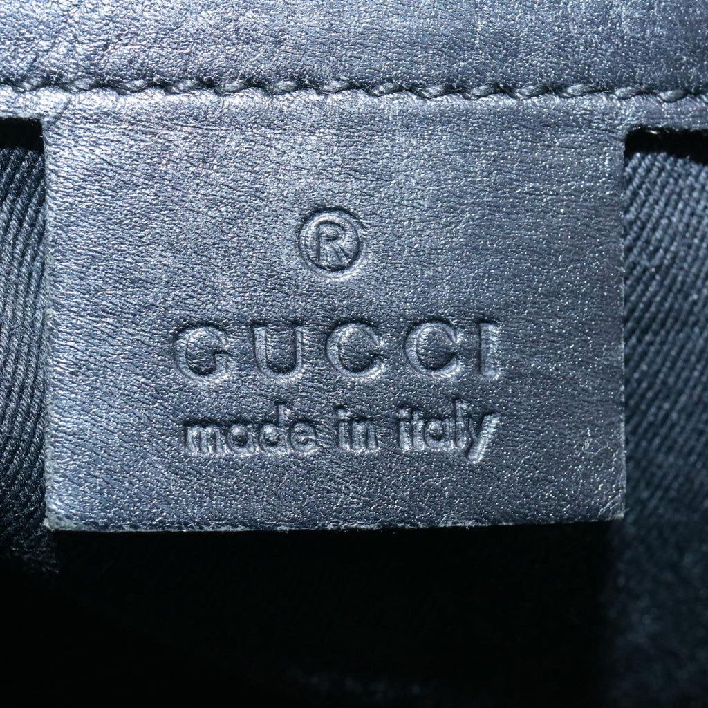 GUCCI GG Canvas Shoulder Bag Canvas Black am1813g