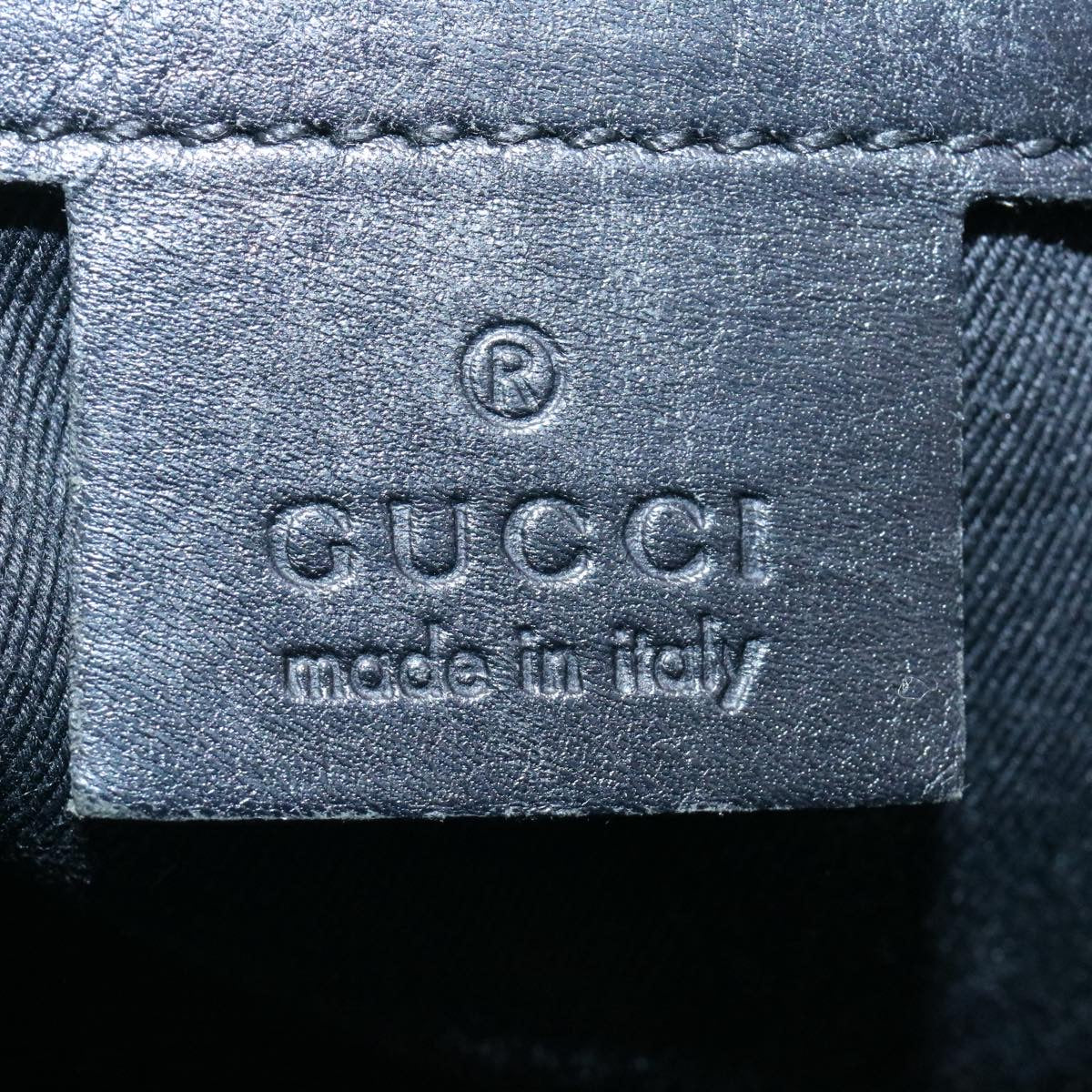 GUCCI GG Canvas Shoulder Bag Canvas Black am1813g
