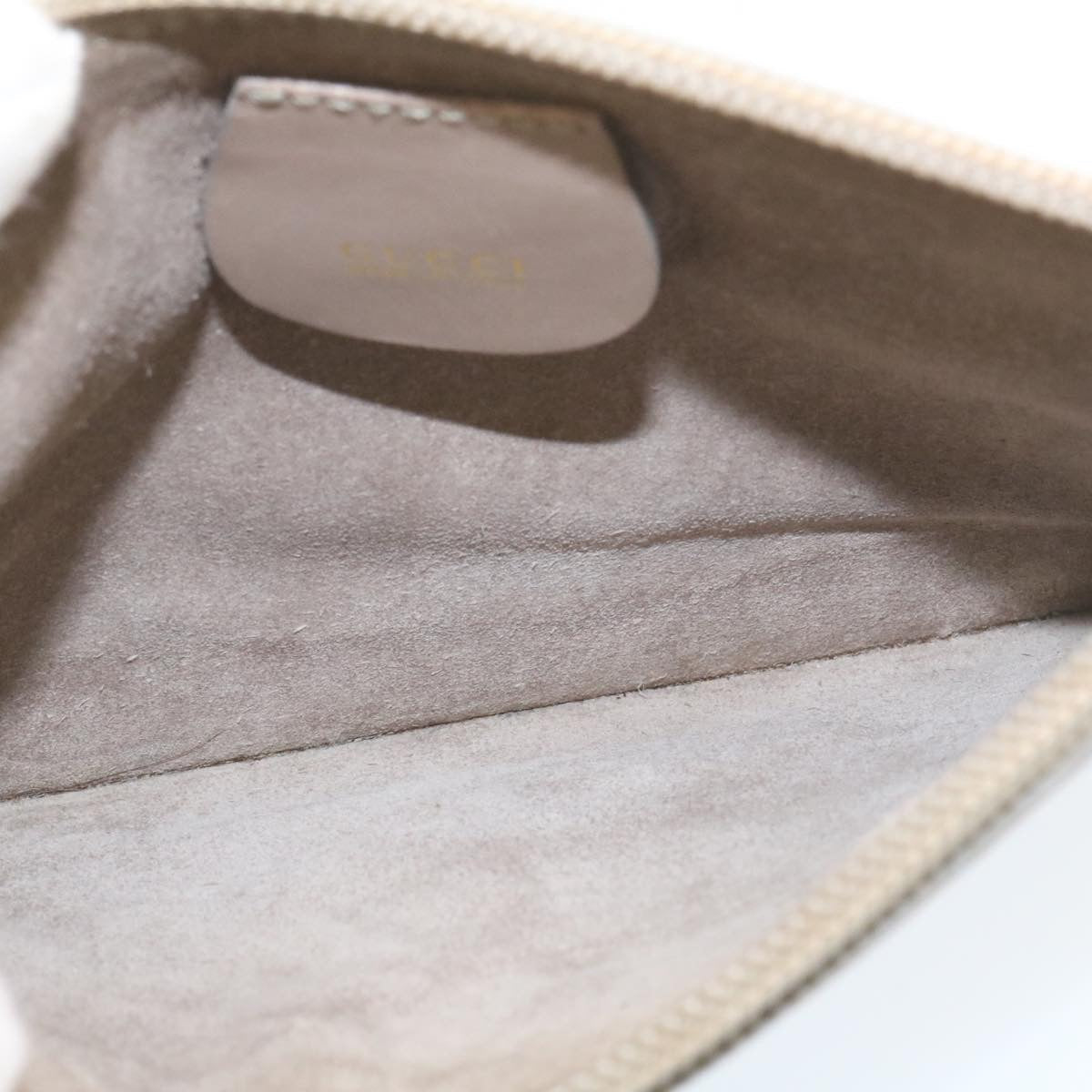 GUCCI Pouch Leather Gray am1843g