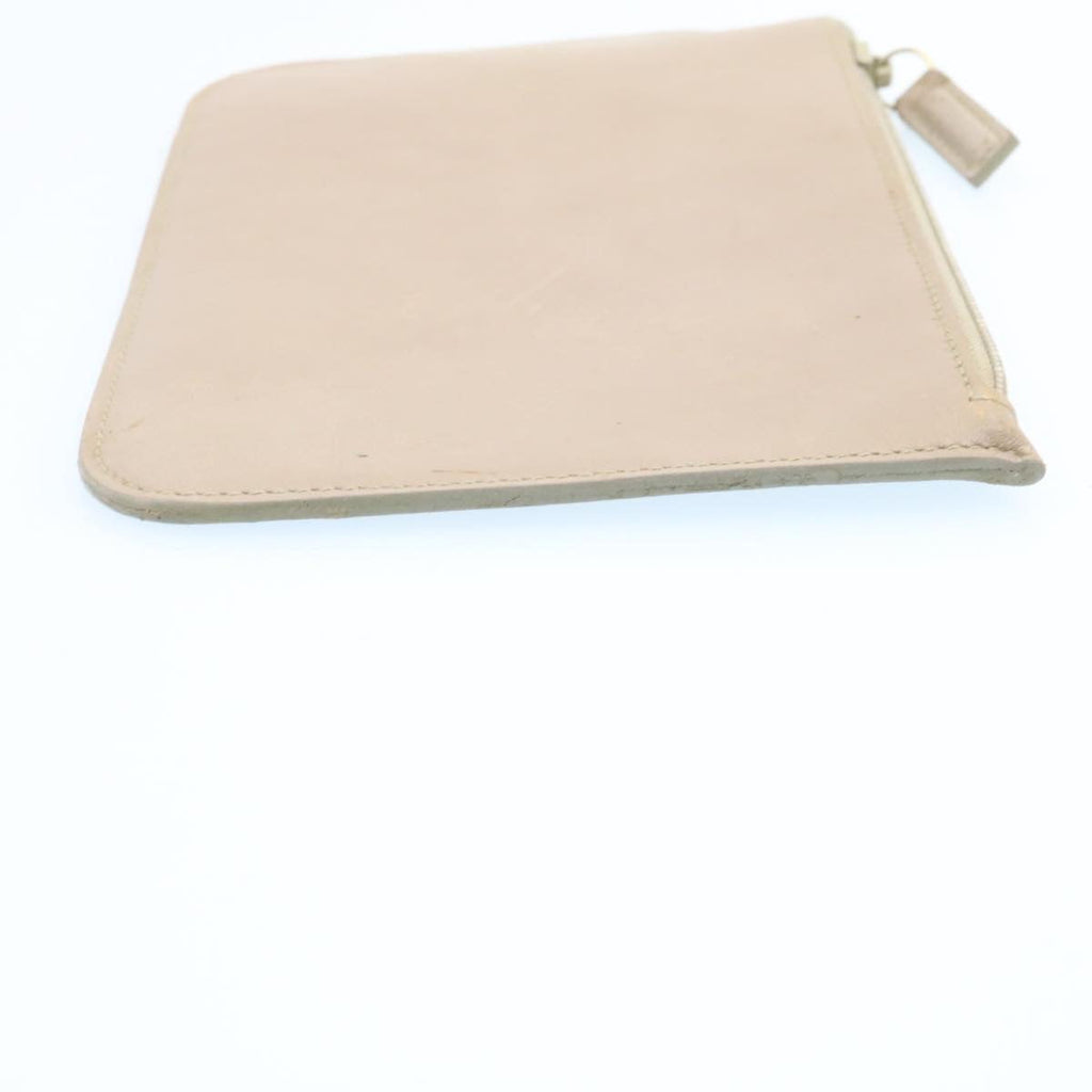 GUCCI Pouch Leather Gray am1843g
