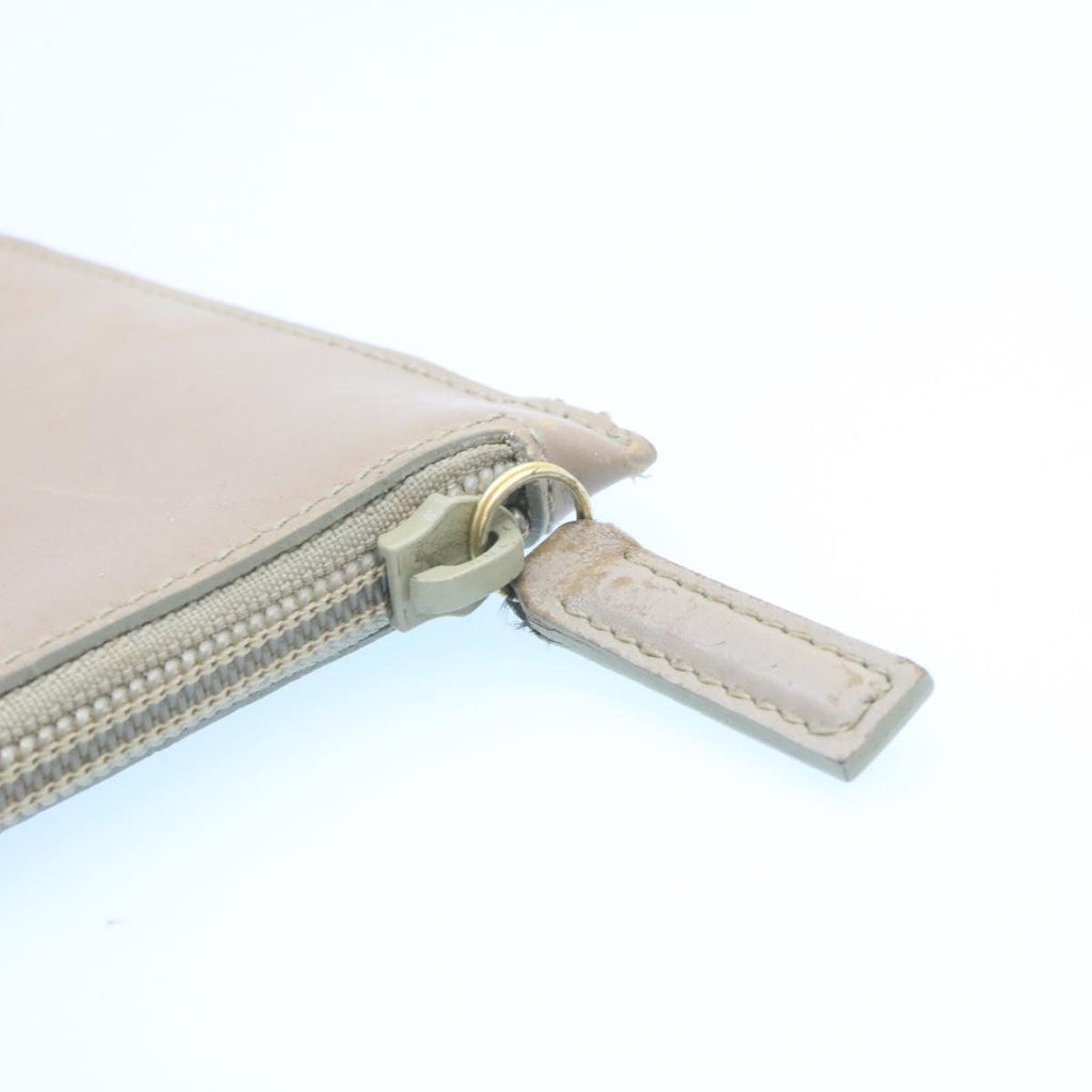 GUCCI Pouch Leather Gray am1843g